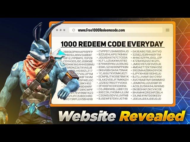 Free Redeem Code Website Revealed 
