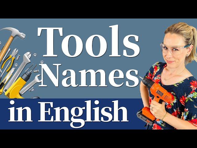 Learn Common Tools in English | Common tools English vocabulary | Tools names | Tools vocabulary