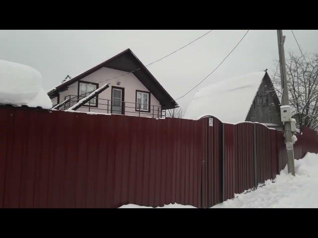 Зимняя прогулка по нашему СНТ,с какими трудностями мы сталкиваемя живя в снт круглый год