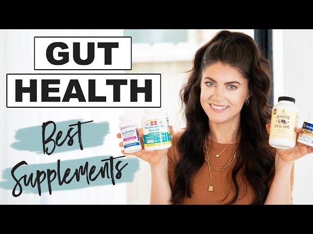 MY FAVORITE SUPPLEMENTS FOR BLOATING, LEAKY GUT, & OVERALL GUT HEALTH | Natural Remedies