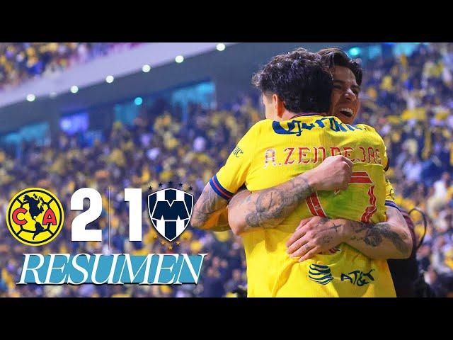 AMÉRICA 2-1 MONTERREY Final Ida | América remonta y toma ventaja