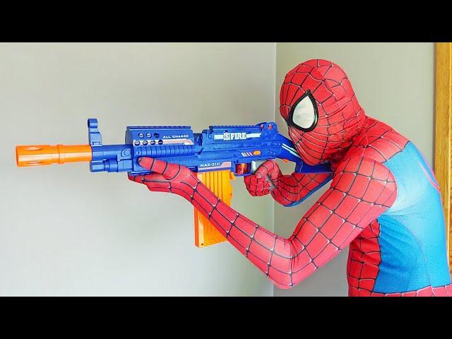 Spider Man Nerf War Battle