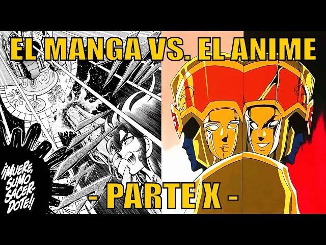 SAINT SEIYA: Manga VS. Anime - Parte X: Los Caballeros De Oro Y Las 12 Casas