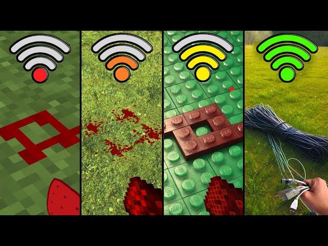 minecraft physics but using with different Wi-Fi