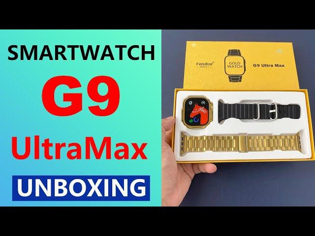 The latest smart watch G9 Ultra Max with two straps
