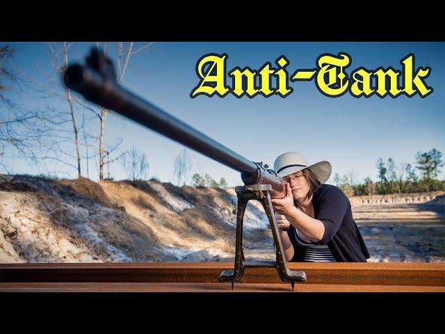 Mae fires the T-Gewehr - First anti-tank rifle