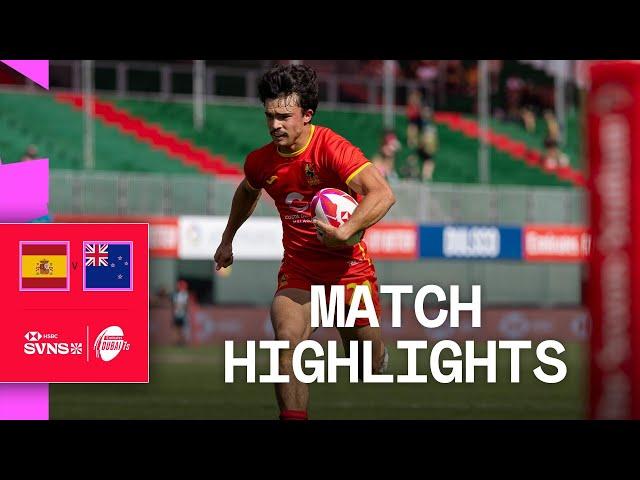 VAMOS Spain | Spain v New Zealand | HSBC SVNS Dubai 2024 | Men's Match Highlights