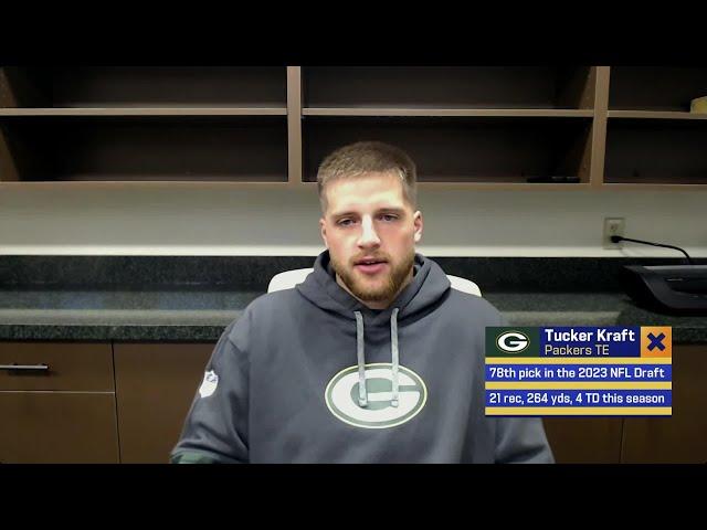 Packers TE Tucker Kraft on Year 2, preview Week 8 matchup vs. Jags