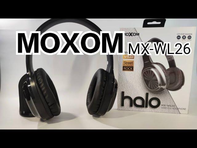 Wireless Bluetooth Headphone MOXOM MX-WL26 UNBOXING