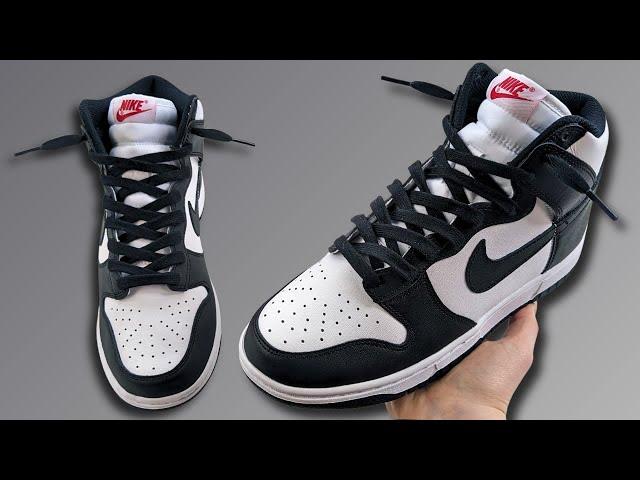 HOW TO LACE NIKE DUNK HIGH LOOSELY (BEST WAY!)