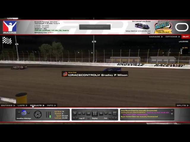 iRacing: NMNST limited late models at Knoxville