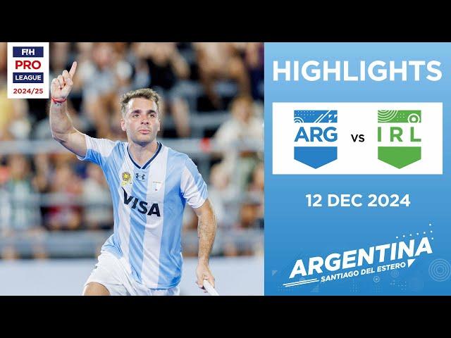 FIH Hockey Pro League 2024-25 Highlights: Argentina vs Ireland (M) | Match 1