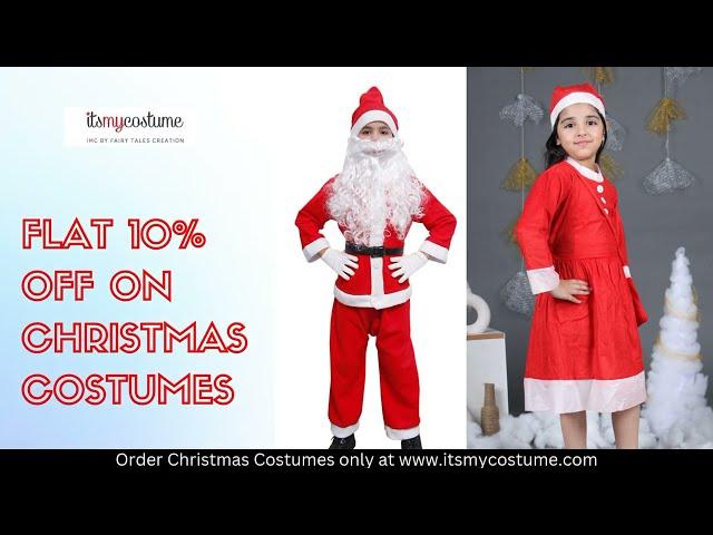 Christmas Santa Costumes | Santa Claus, Elf, Santa cap, Santa bag | order online | itsmycostume