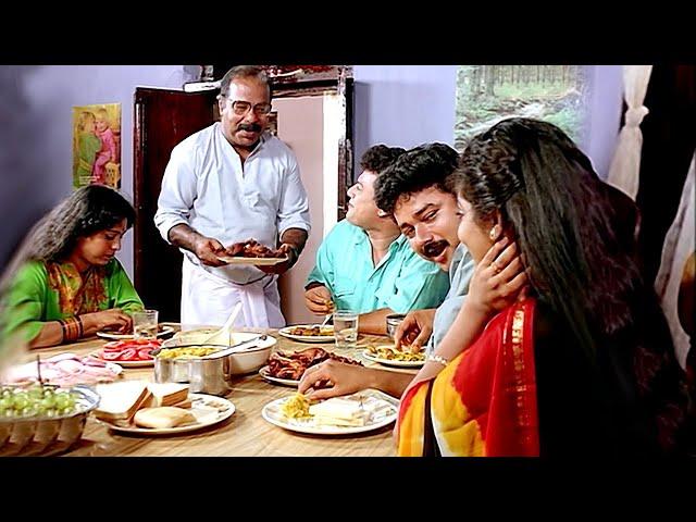 അപ്പച്ചനെക്കൊണ്ട് കൂടുതൽ വിളമ്പിക്കല്ലേടാ | Jayaram Old Comedy Scenes | Malayalam Comedy Scenes