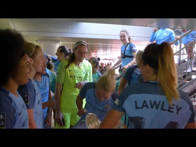 13/05/17 - Manchester City Women celebrate winning the FA Women's Cup (1080 HD)