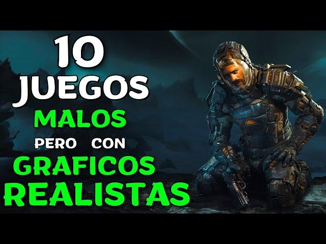 10 JUEGOS MALOS pero con GRAFICOS REALISTAS