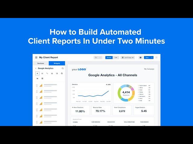 How to Build Automated Client Reports In Under Two Minutes - AgencyAnalytics