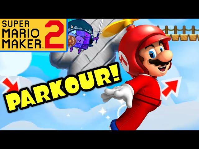 Geiler Propeller Parkour! Super Mario Maker 2 Expert 11000+ Clears #128