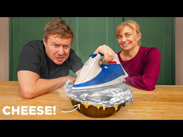 Testing Viral Kitchen Hacks ft The Cheese Iron