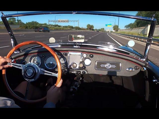 1957 MG MGA Roadster - Driving a classic British car - 4K Video