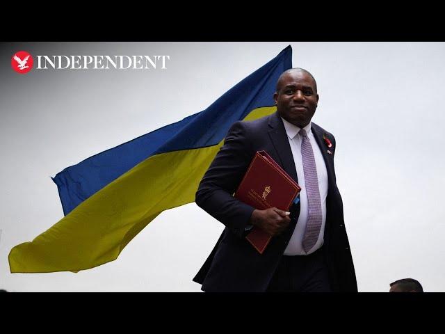 Live: David Lammy marks 1,000 days since Russia's invasion of Ukraine