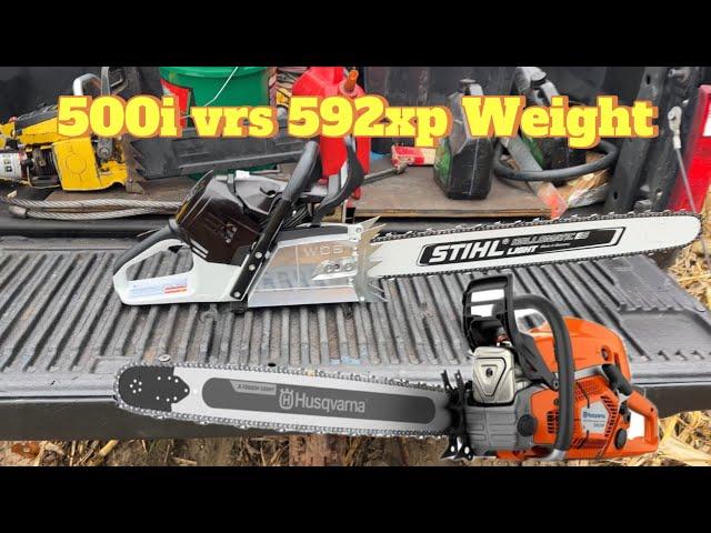 Stihl 500i Verses Husqvarna 592xp