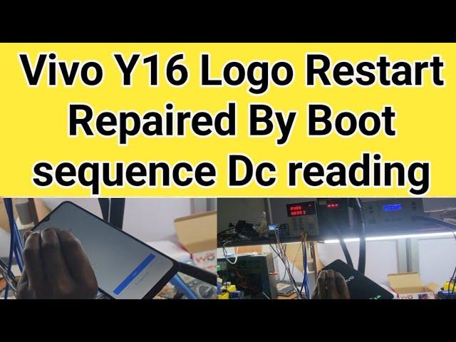 Vivo Y16 logo restart repaired by Boot sequence by Dc power Supply #mobilerepairing #A1upgrade