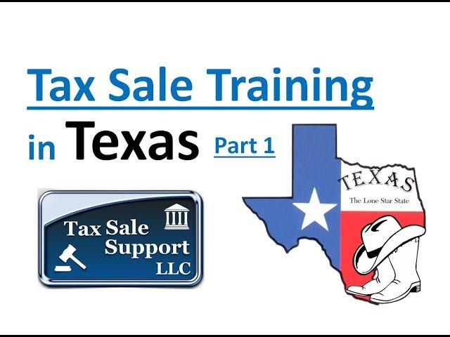 Texas Tax Sale Investing Tutorial (Part 1) Tax Deeds!