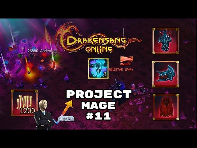 Project Mage #11 - Crafting Dragan Set! Mortis Bloodshed,Legendary Jewels & More (Drakensang Online)