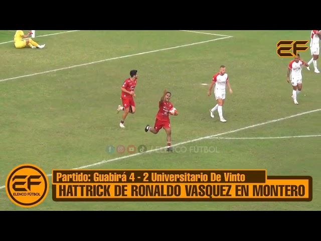  El Hattrick de Ronaldo Vasquez ante Universitario de Vinto