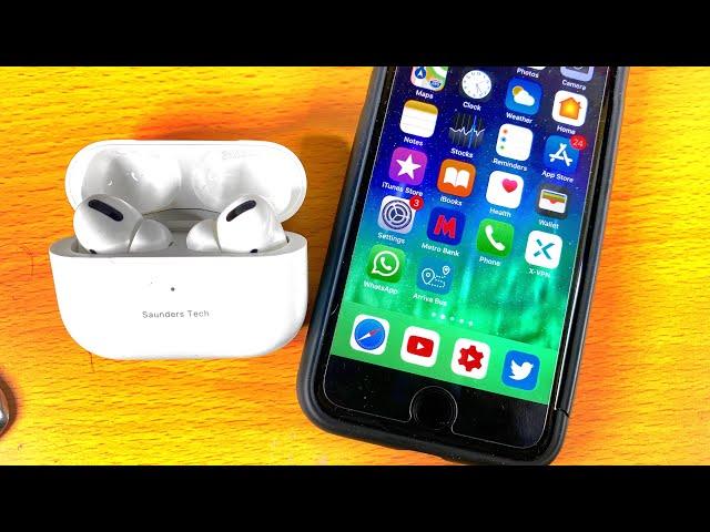 How To Connect AirPods to iPhone 8 (AirPods Pro / AirPods) (iPhone 8 / 8 Plus)