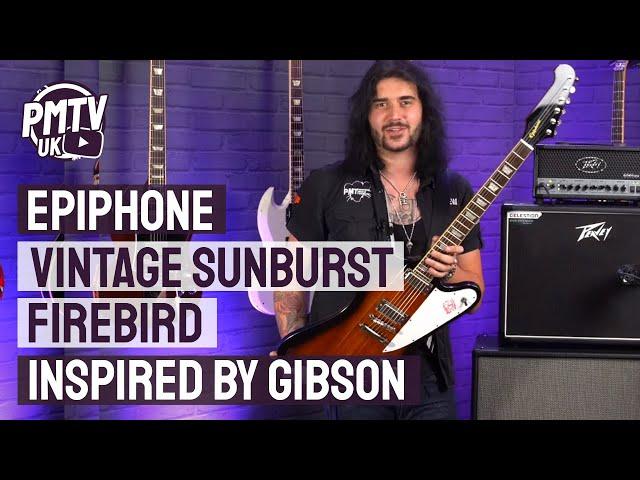 Epiphone Inspired By Gibson Firebird - The Epiphone Firebird Vintage Sunburst On A Budget