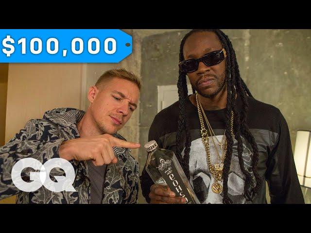 2 Chainz & Diplo Try $100K Bottled Water | Most Expensivest Sh*t | GQ