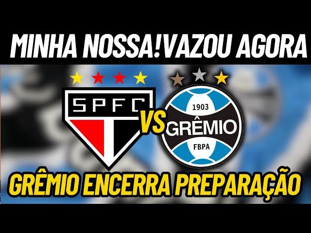 ENCERRADO!  GRÊMIO ENCERRA A PREPARAÇÃO PARA ENFRENTAR OS TRIKAS! AS ULTIMAS NOTICIAS DO GRÊMIO