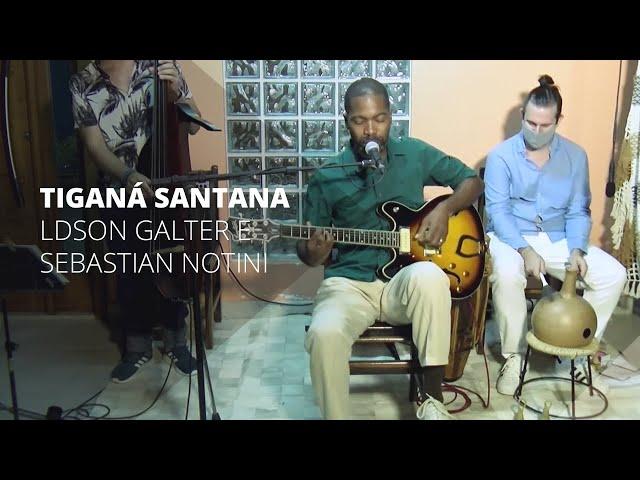 Tiganá Santana com Ldson Galter e Sebastian Notini | #EmCasaComSesc