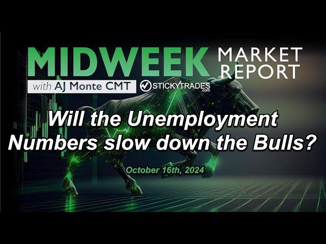 Will tomorrow's Unemployment Number slow down the Bulls? - Midweek Market Report with AJ Monte CMT