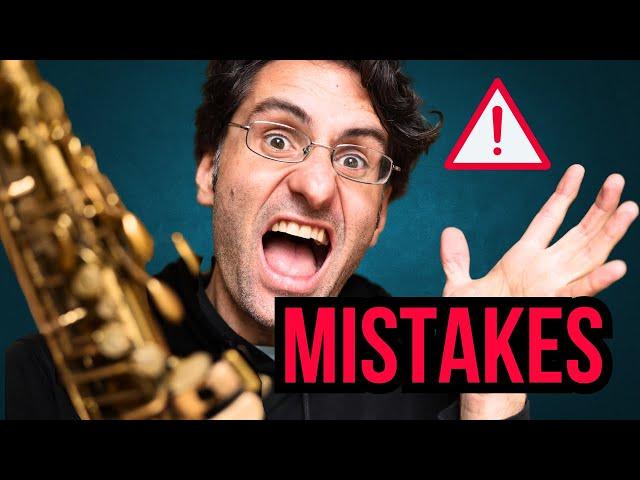 Top 3 Mistakes I Made as a Beginner Saxophone Player