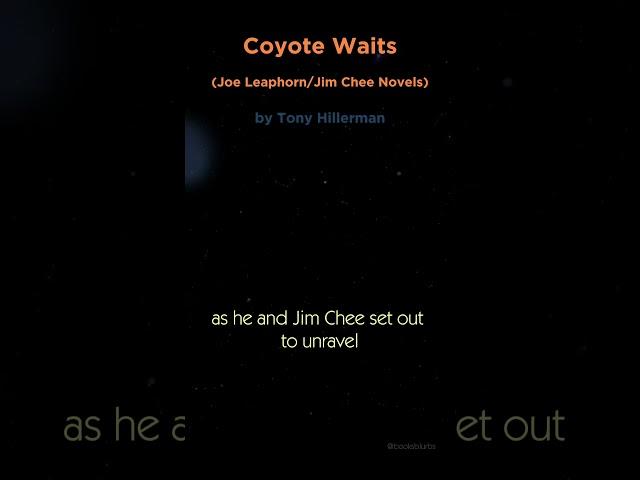 bb: Coyote Waits (Joe Leaphorn/Jim Chee Novels) by Tony Hillerman