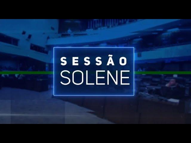 Sessão Solene – homenagem aos “Veteranos da Segurança Pública”  - AO VIVO 