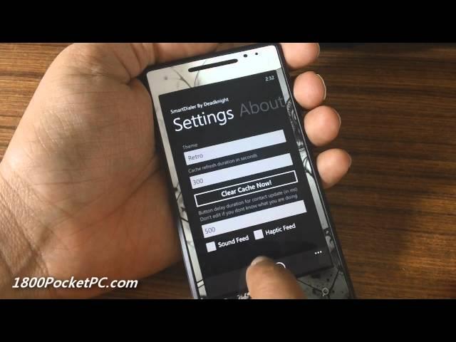 Smart Dialer Homebrew App for Windows Phone