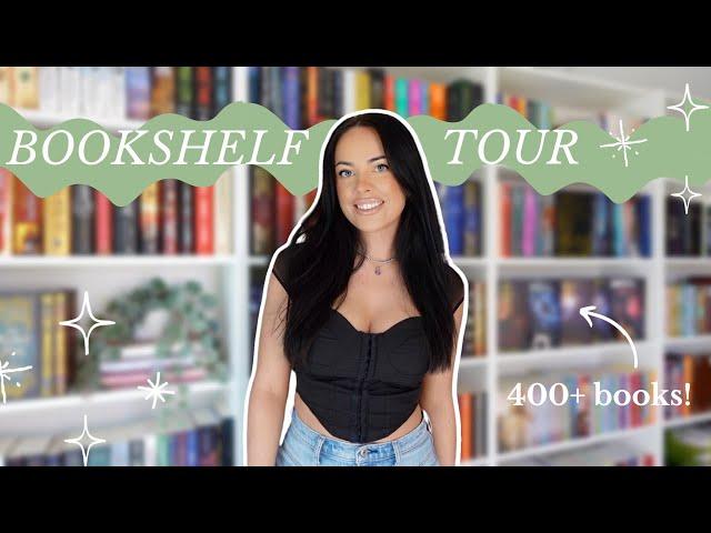 bookshelf tour   400+ books