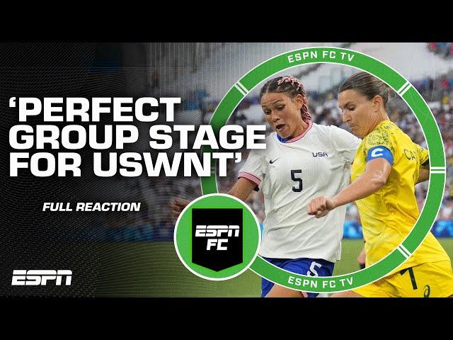 USWNT CONTINUE WINNING STREAK  'A perfect group stage!' - Ali Krieger | ESPN FC