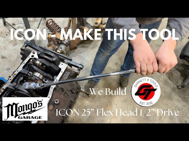 Building Garnet Tool’s 25” ICON Flex Head 1/2 Drive Ratchet!