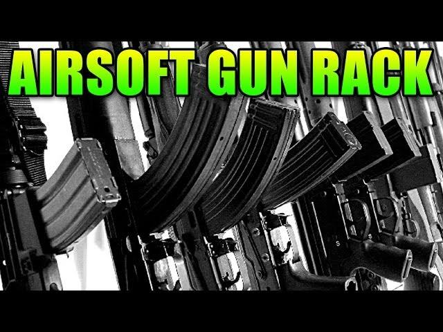 LevelCap's Airsoft Gun Collection (Gun Rack)