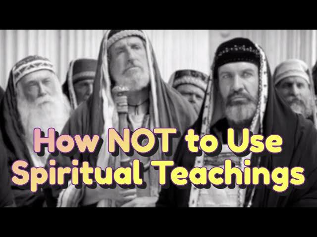 How NOT to Use Spiritual Teachings (like A Course in Miracles, ACIM) David Hoffmeister ACIM Teacher