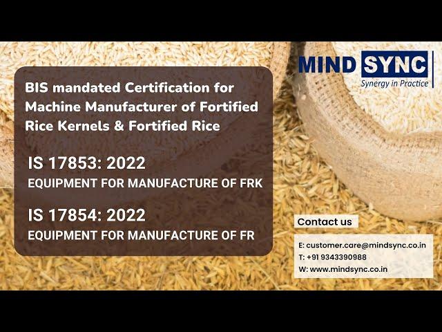 BIS Certification for Machine Manufacturer of FRK & FR | Explained IS 17853 & IS 17854 in depth