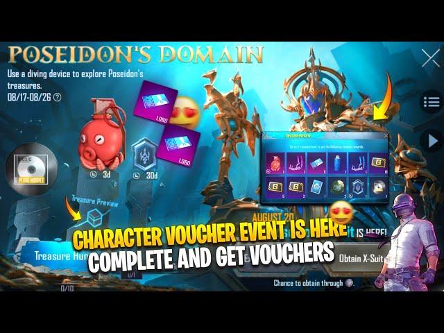 Free Character Vouchers Event Is Here! How To Get Free Character Vouchers In Pubg Mobile / BGMI !