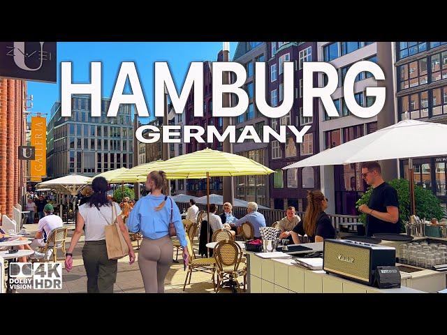 Hamburg, Germany 4K Walking Tour | Secret Millionaire Spots in HDR