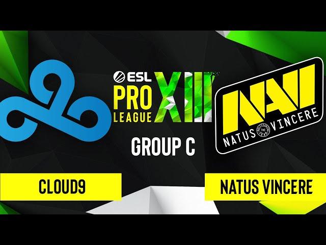 CS:GO - Natus Vincere vs. Cloud9 [Dust2] Map 2 - ESL Pro League Season 13 - Group C