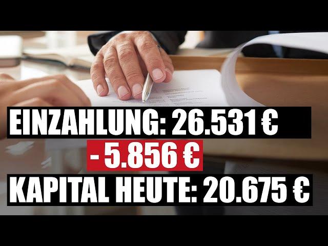 HDI Rentenvertrag: nach knapp 11 Jahren -5,53% p.a. (Kundenfall)